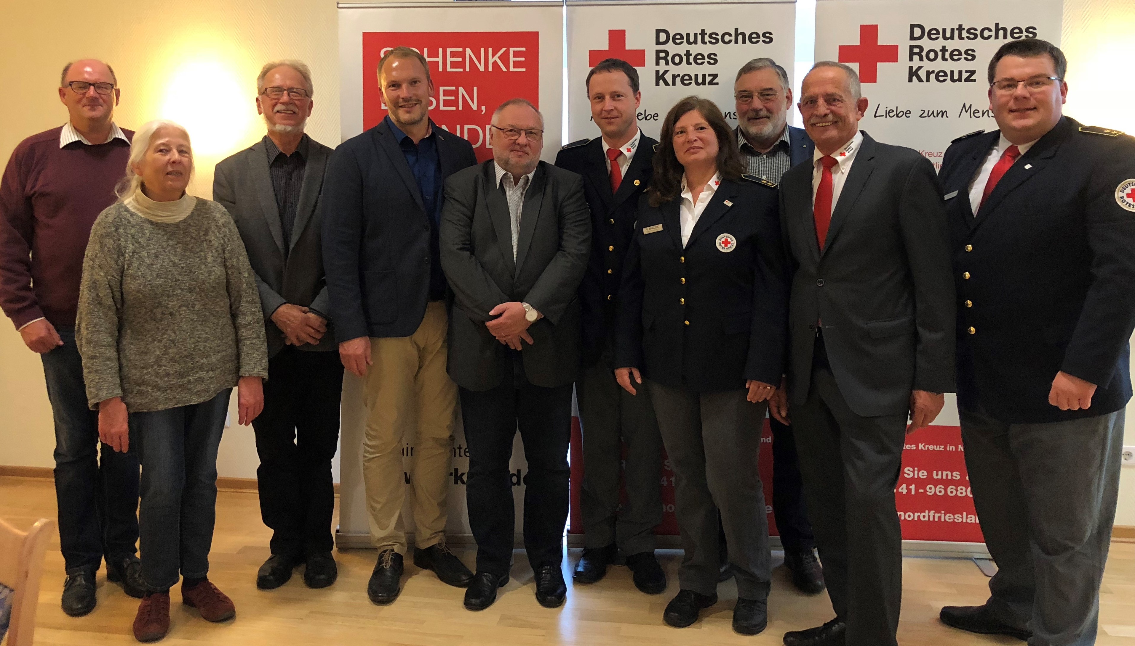Präsidium 2018 des DRK Nordfriesland